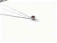 Collana Recarlo Donna in Oro bianco Rubino 0.24 Ct P33CC244/RB - P33CC244/RB